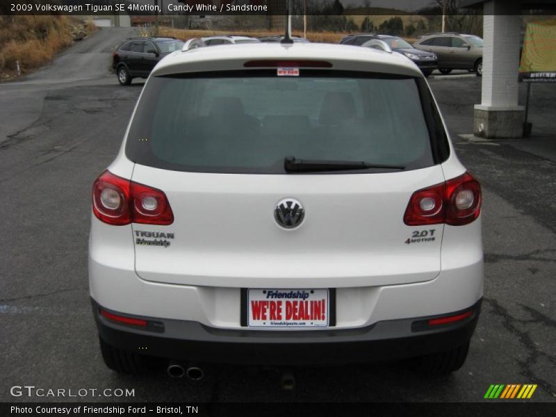 Candy White / Sandstone 2009 Volkswagen Tiguan SE 4Motion
