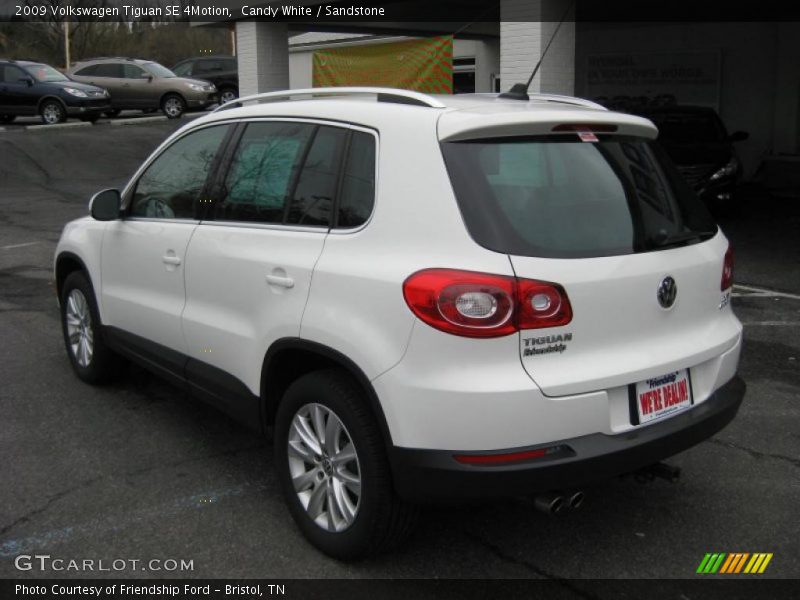 Candy White / Sandstone 2009 Volkswagen Tiguan SE 4Motion
