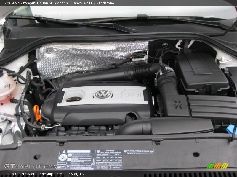  2009 Tiguan SE 4Motion Engine - 2.0 Liter Turbocharged DOHC 16-Valve VVT 4 Cylinder
