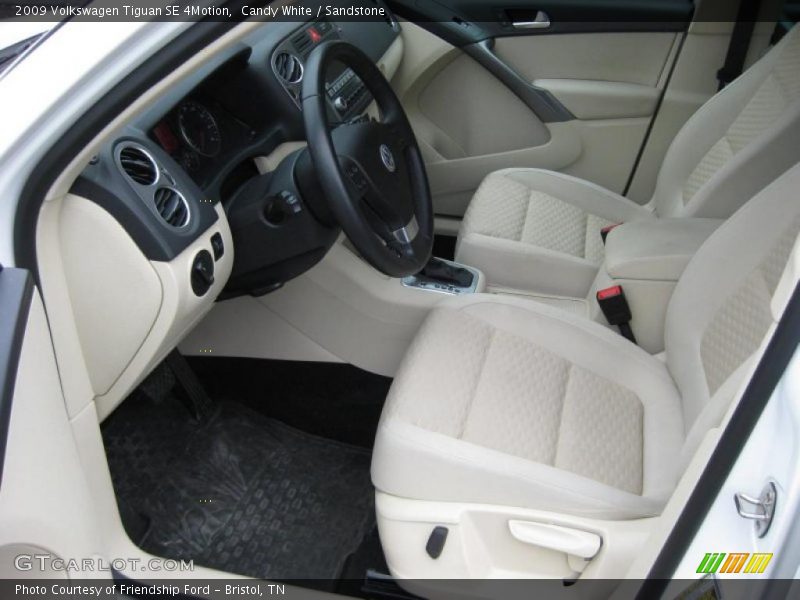  2009 Tiguan SE 4Motion Sandstone Interior