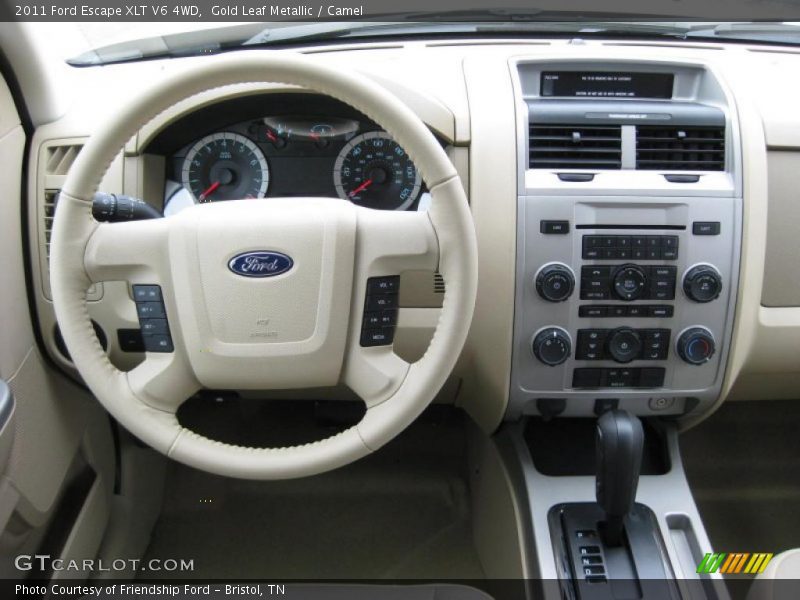 Gold Leaf Metallic / Camel 2011 Ford Escape XLT V6 4WD
