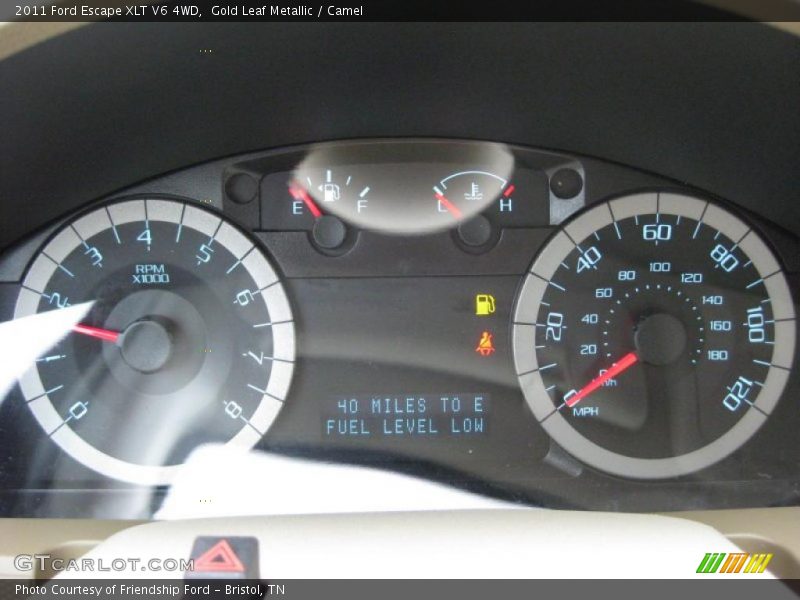 Gold Leaf Metallic / Camel 2011 Ford Escape XLT V6 4WD