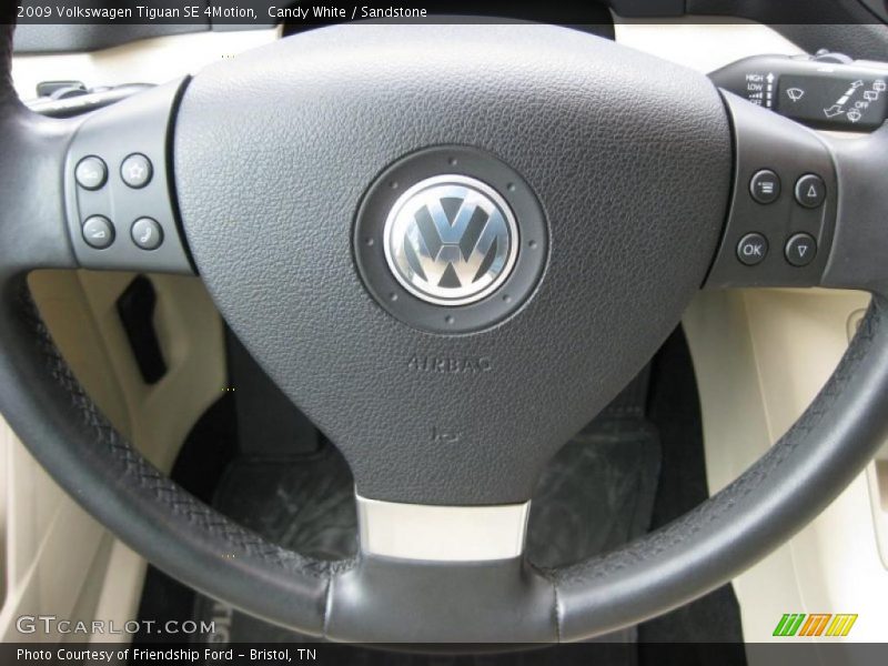 Controls of 2009 Tiguan SE 4Motion