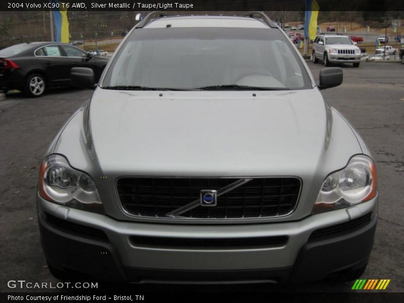 Silver Metallic / Taupe/Light Taupe 2004 Volvo XC90 T6 AWD