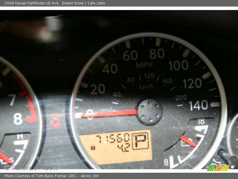 Desert Stone / Cafe Latte 2008 Nissan Pathfinder LE 4x4
