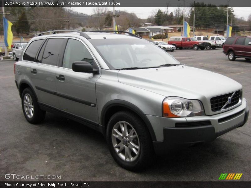 Silver Metallic / Taupe/Light Taupe 2004 Volvo XC90 T6 AWD