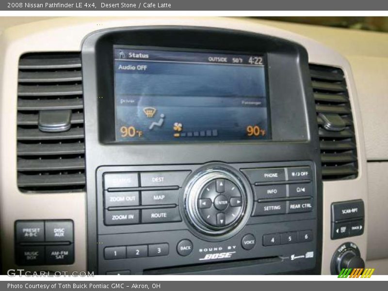 Desert Stone / Cafe Latte 2008 Nissan Pathfinder LE 4x4