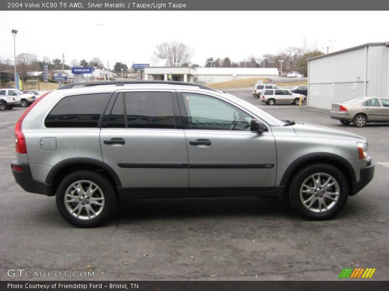 Silver Metallic / Taupe/Light Taupe 2004 Volvo XC90 T6 AWD