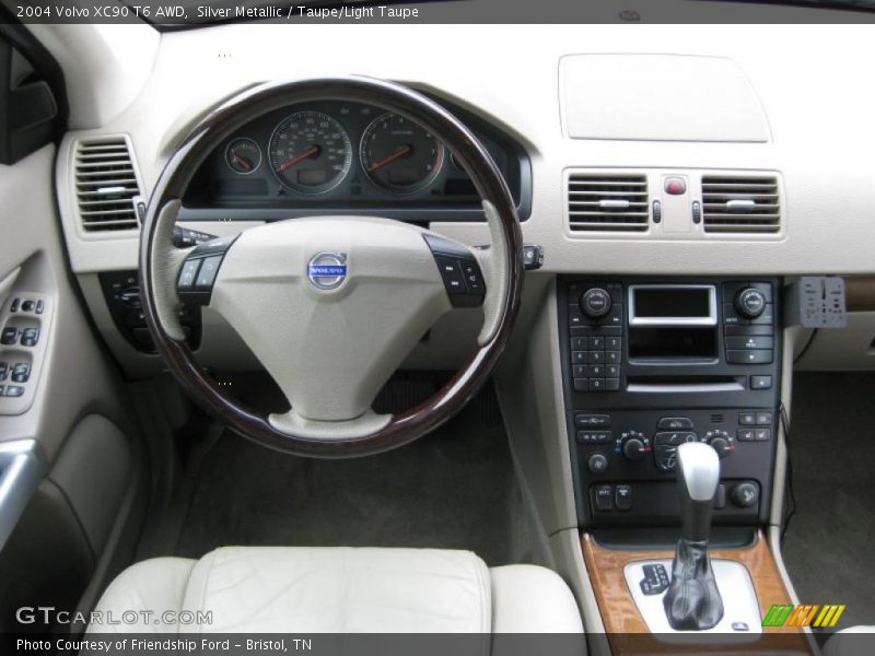 Silver Metallic / Taupe/Light Taupe 2004 Volvo XC90 T6 AWD