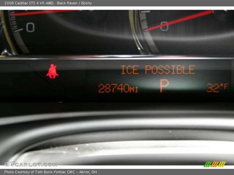 Black Raven / Ebony 2008 Cadillac STS 4 V6 AWD