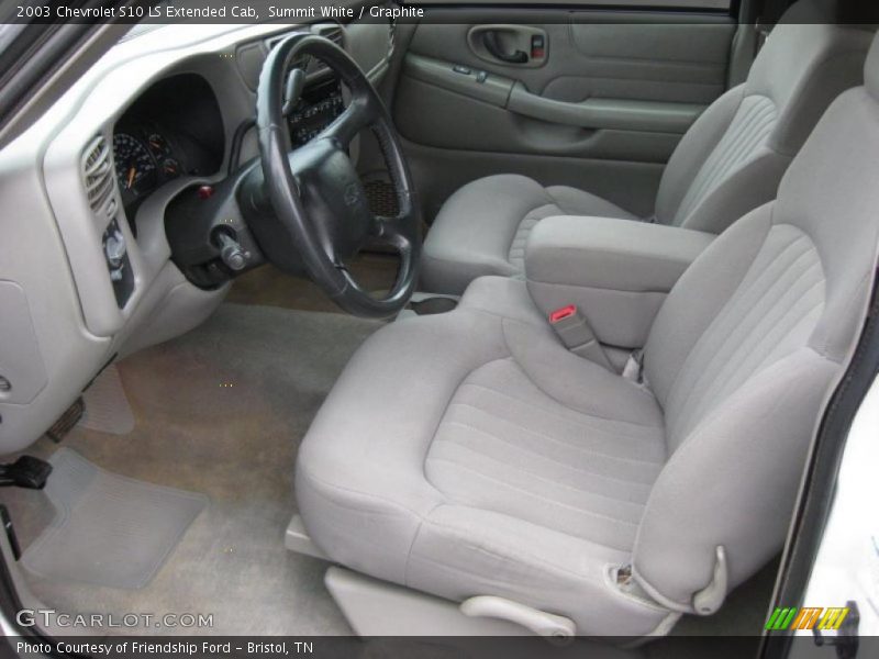  2003 S10 LS Extended Cab Graphite Interior