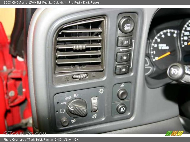 Fire Red / Dark Pewter 2003 GMC Sierra 1500 SLE Regular Cab 4x4