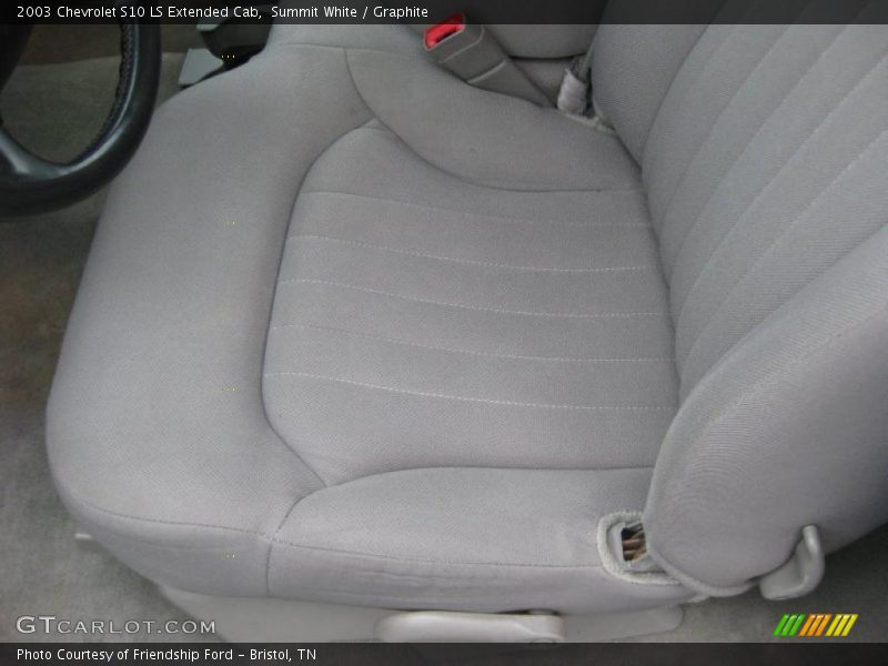 Summit White / Graphite 2003 Chevrolet S10 LS Extended Cab