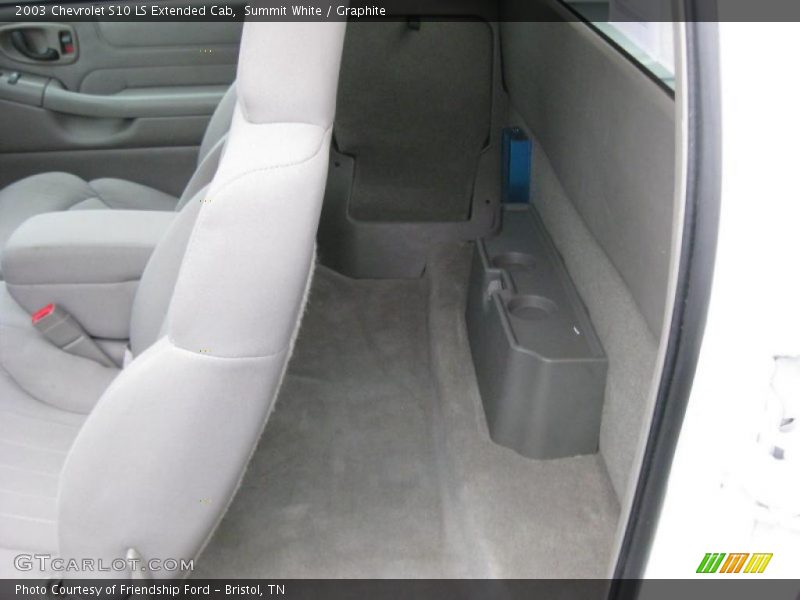 Summit White / Graphite 2003 Chevrolet S10 LS Extended Cab