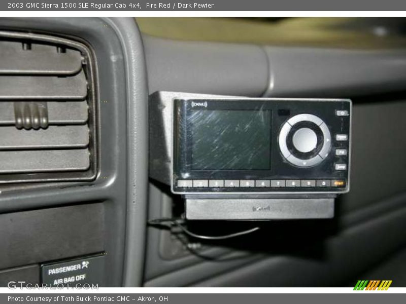 Fire Red / Dark Pewter 2003 GMC Sierra 1500 SLE Regular Cab 4x4