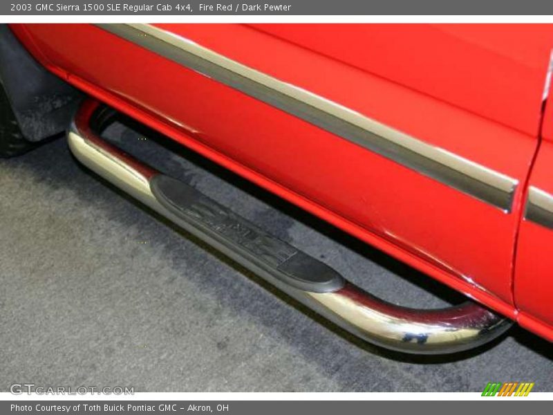 Fire Red / Dark Pewter 2003 GMC Sierra 1500 SLE Regular Cab 4x4