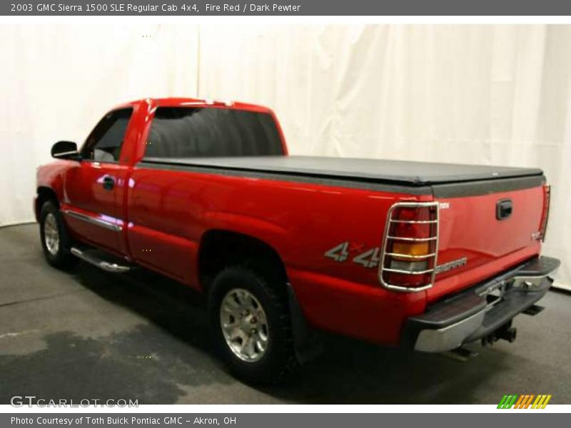 Fire Red / Dark Pewter 2003 GMC Sierra 1500 SLE Regular Cab 4x4