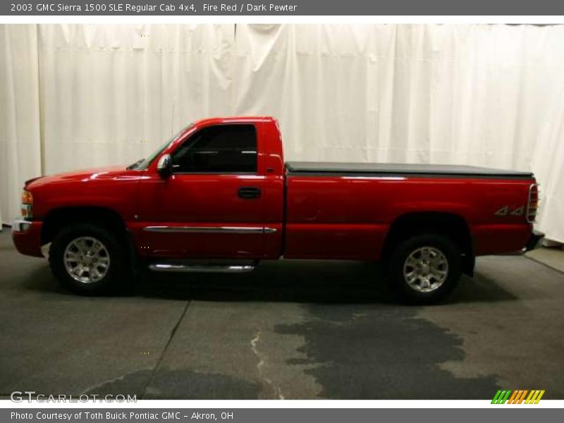 Fire Red / Dark Pewter 2003 GMC Sierra 1500 SLE Regular Cab 4x4