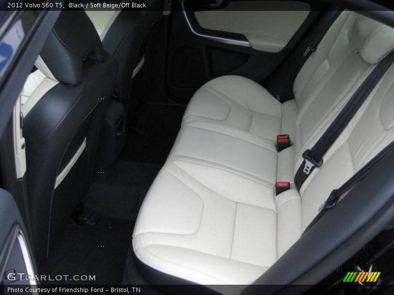  2012 S60 T5 Soft Beige/Off Black Interior