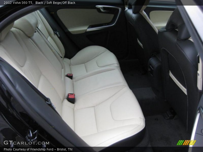  2012 S60 T5 Soft Beige/Off Black Interior