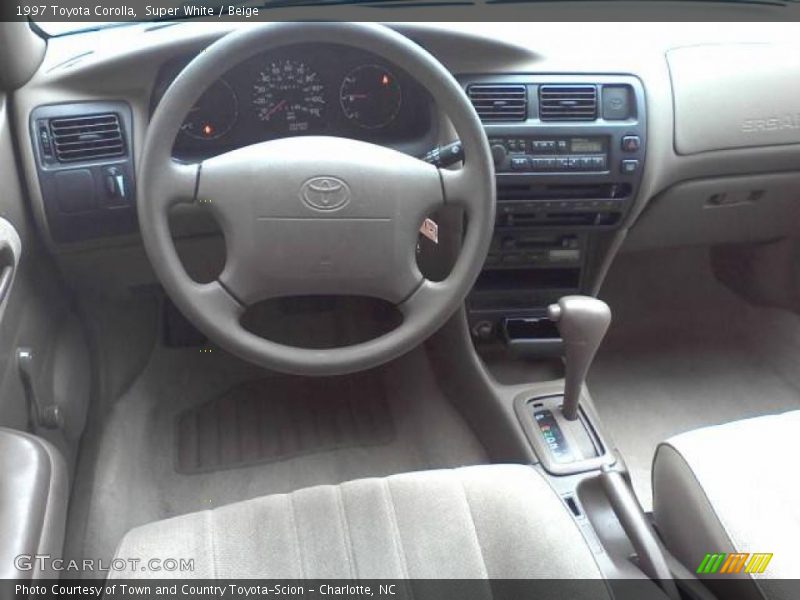 Dashboard of 1997 Corolla 
