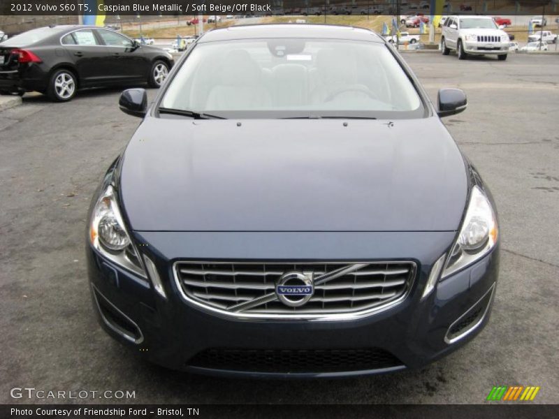 Caspian Blue Metallic / Soft Beige/Off Black 2012 Volvo S60 T5