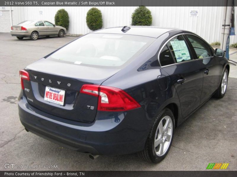 Caspian Blue Metallic / Soft Beige/Off Black 2012 Volvo S60 T5