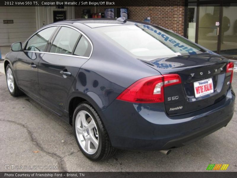 Caspian Blue Metallic / Soft Beige/Off Black 2012 Volvo S60 T5