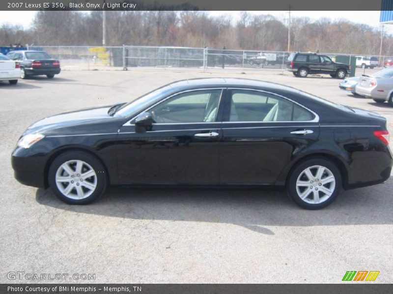 Black Onyx / Light Gray 2007 Lexus ES 350
