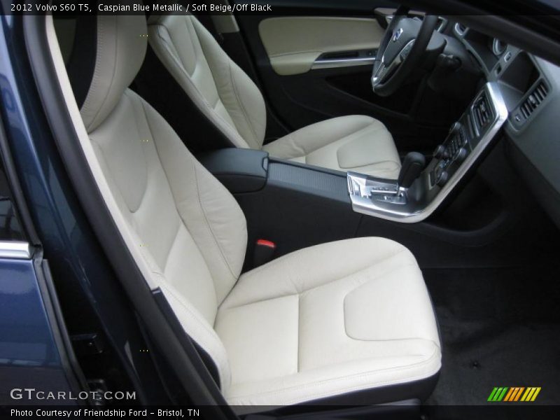  2012 S60 T5 Soft Beige/Off Black Interior