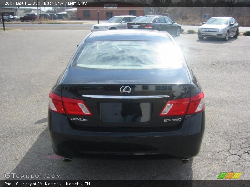 Black Onyx / Light Gray 2007 Lexus ES 350