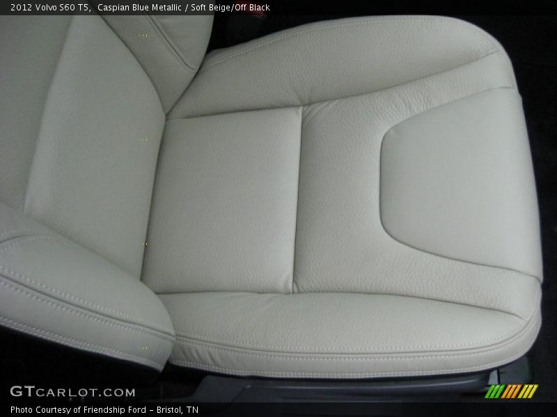  2012 S60 T5 Soft Beige/Off Black Interior
