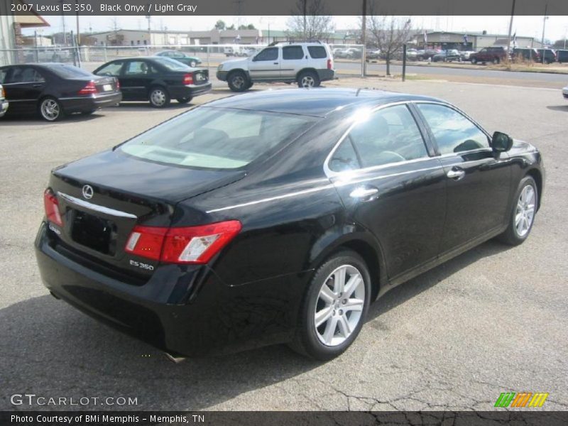 Black Onyx / Light Gray 2007 Lexus ES 350