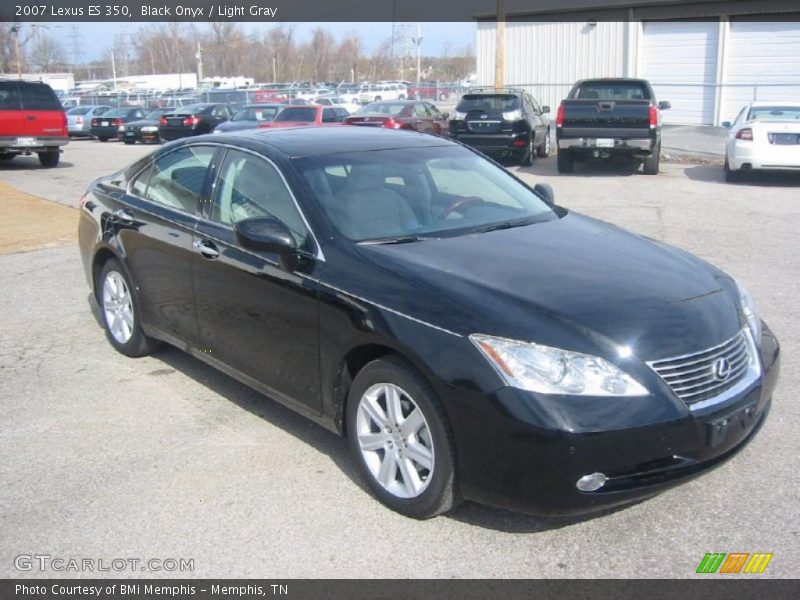 Black Onyx / Light Gray 2007 Lexus ES 350