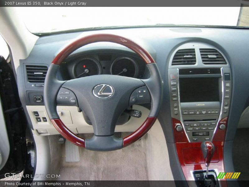 Black Onyx / Light Gray 2007 Lexus ES 350