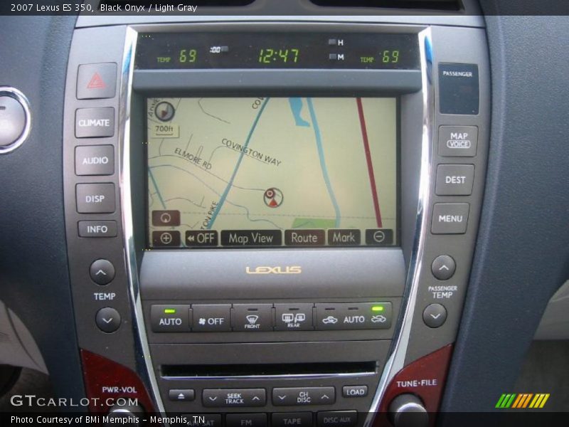 Black Onyx / Light Gray 2007 Lexus ES 350