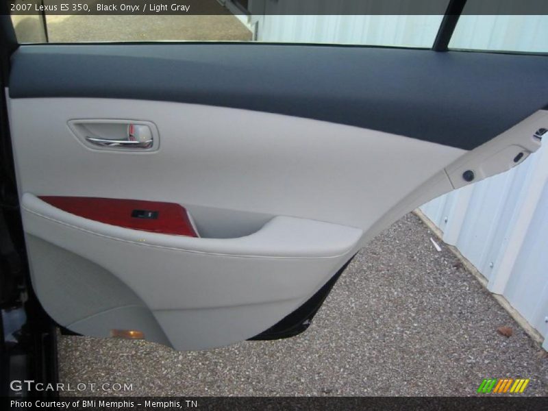 Black Onyx / Light Gray 2007 Lexus ES 350