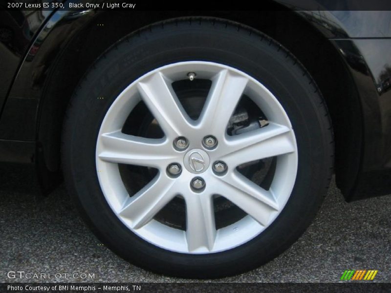 Black Onyx / Light Gray 2007 Lexus ES 350
