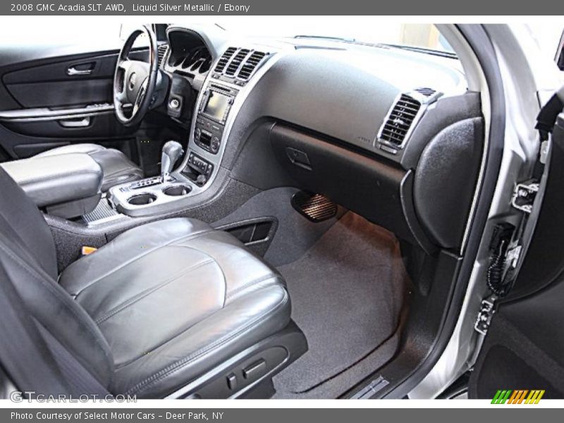 Liquid Silver Metallic / Ebony 2008 GMC Acadia SLT AWD