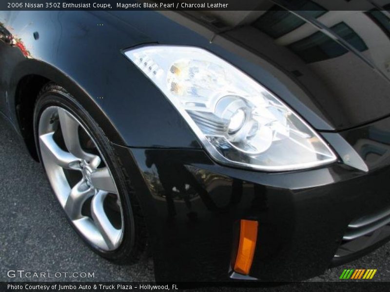 Magnetic Black Pearl / Charcoal Leather 2006 Nissan 350Z Enthusiast Coupe