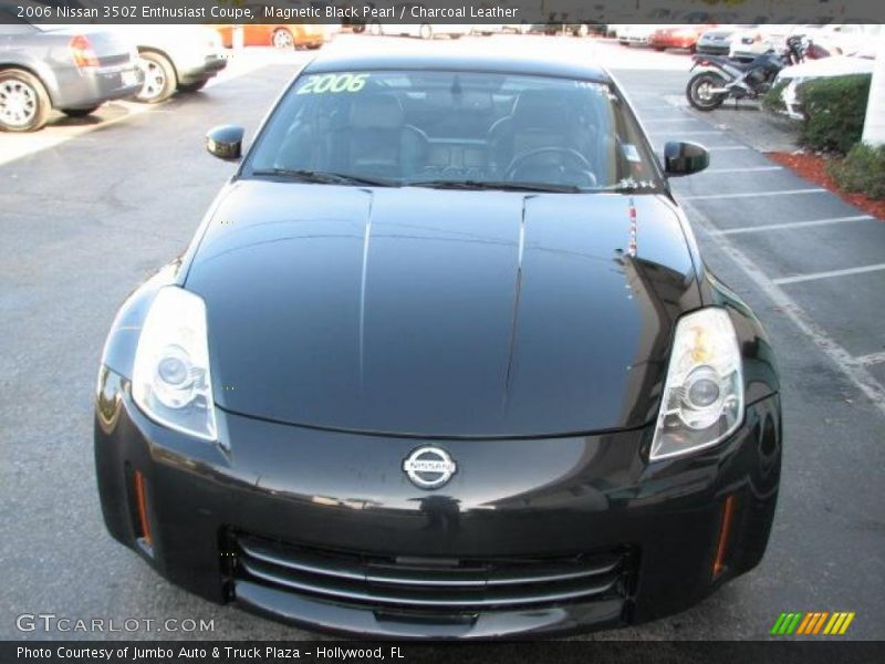 Magnetic Black Pearl / Charcoal Leather 2006 Nissan 350Z Enthusiast Coupe