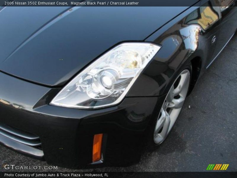 Magnetic Black Pearl / Charcoal Leather 2006 Nissan 350Z Enthusiast Coupe