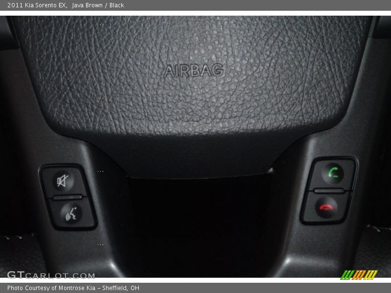 Java Brown / Black 2011 Kia Sorento EX