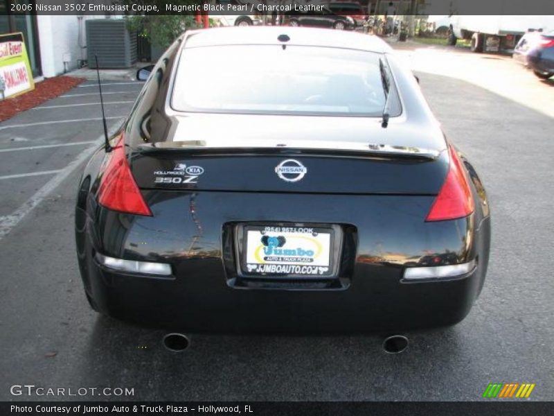 Magnetic Black Pearl / Charcoal Leather 2006 Nissan 350Z Enthusiast Coupe