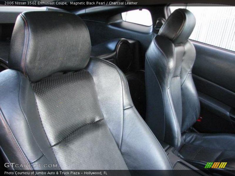 Magnetic Black Pearl / Charcoal Leather 2006 Nissan 350Z Enthusiast Coupe