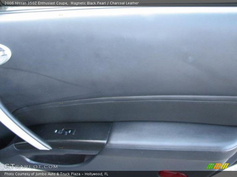 Magnetic Black Pearl / Charcoal Leather 2006 Nissan 350Z Enthusiast Coupe