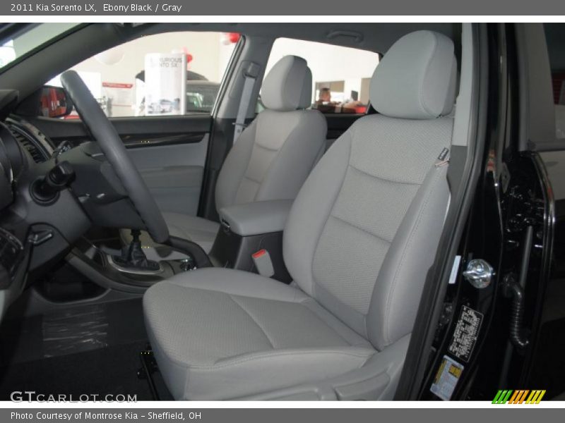 Ebony Black / Gray 2011 Kia Sorento LX