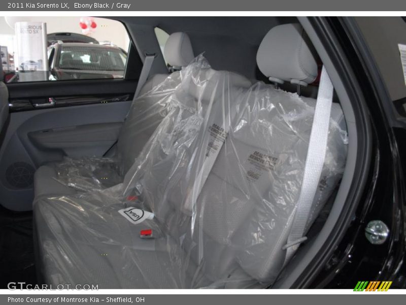 Ebony Black / Gray 2011 Kia Sorento LX