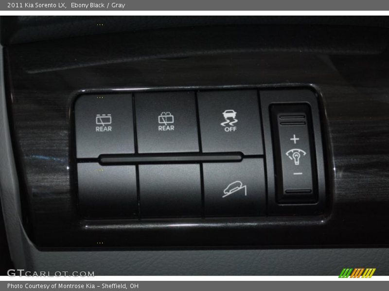 Ebony Black / Gray 2011 Kia Sorento LX