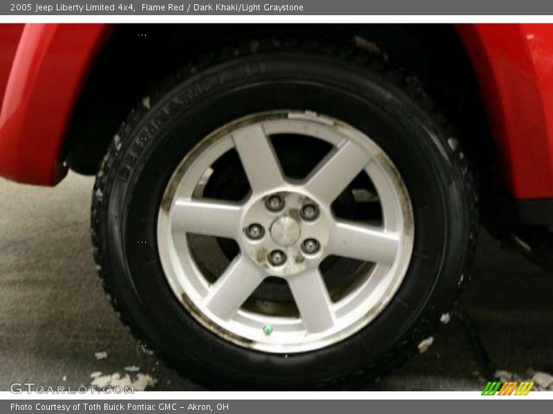 Flame Red / Dark Khaki/Light Graystone 2005 Jeep Liberty Limited 4x4